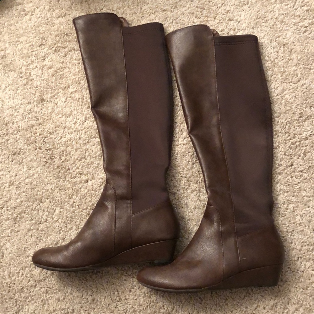 Jessica Simpson Dark Brown Knee High Riding Boots